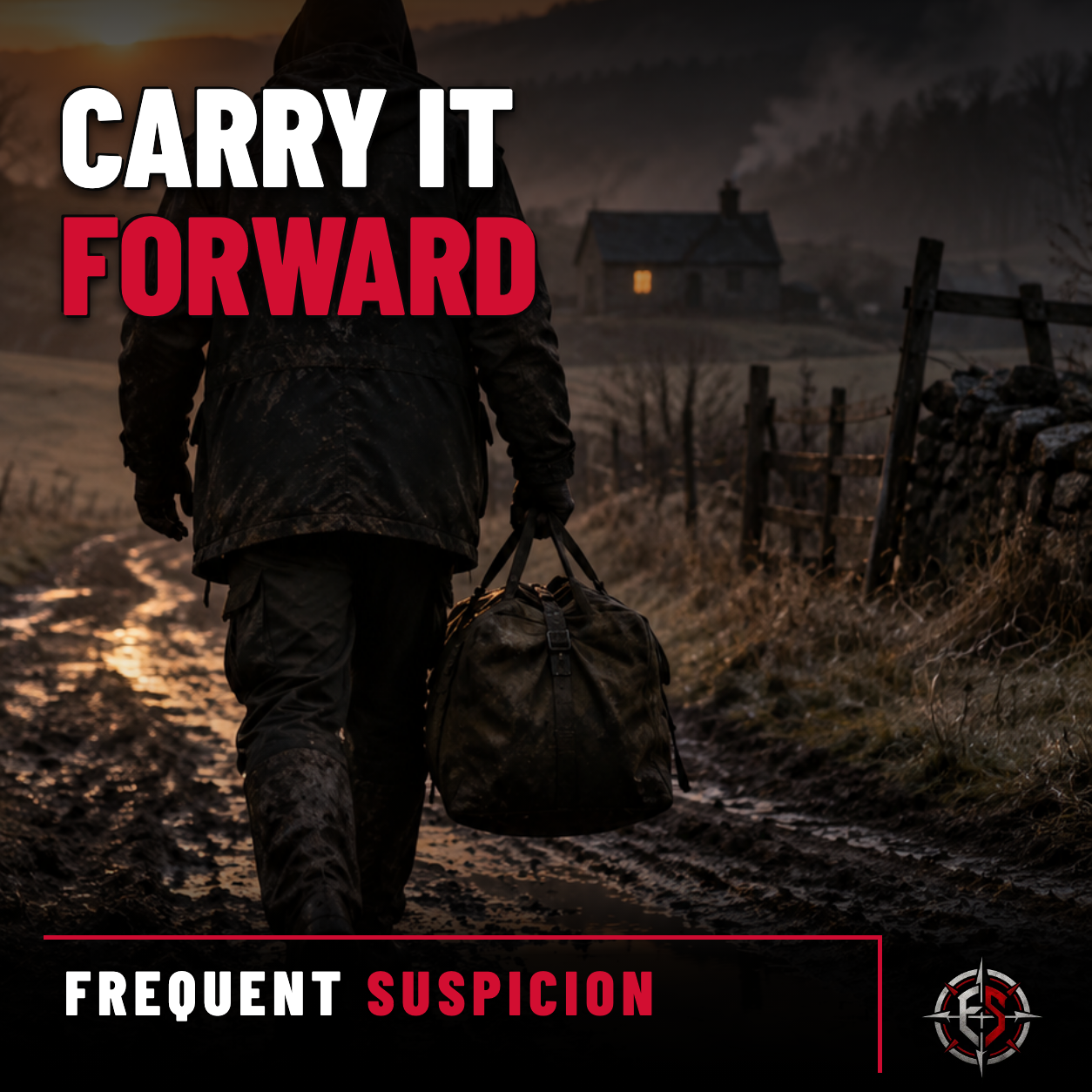 Carry It Forward album cover with FrequentSuspicion branding
